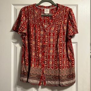 Knox Rose Short Sleeve Blouse